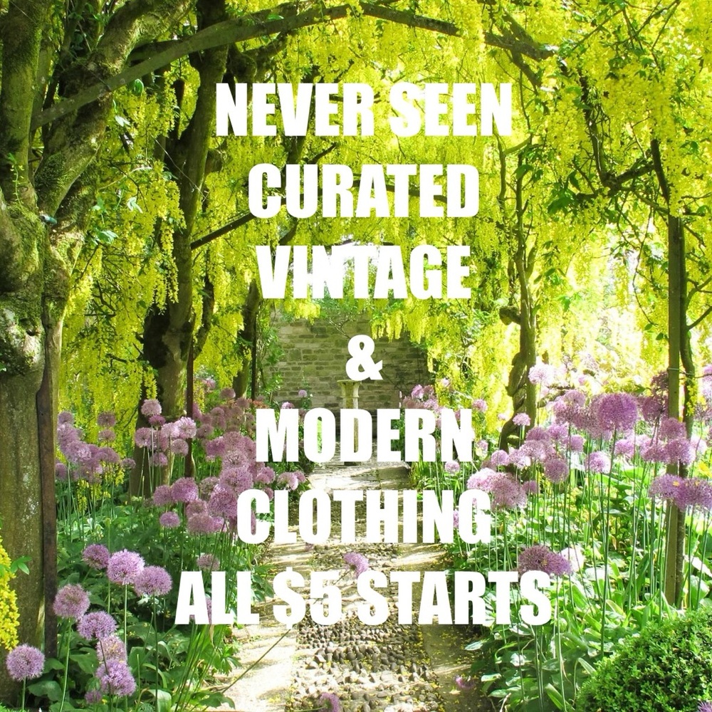 ONCE A MONTH - ALL $5 STARTS - FRESHLY CURATED VINTAGE & MODERN WOMENS
